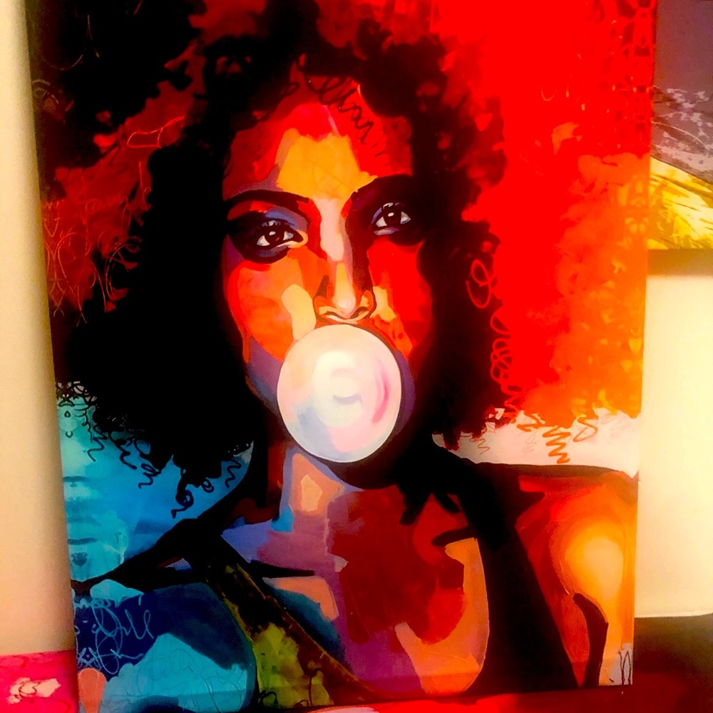 canvas wall art variously sized. stretched by hand.